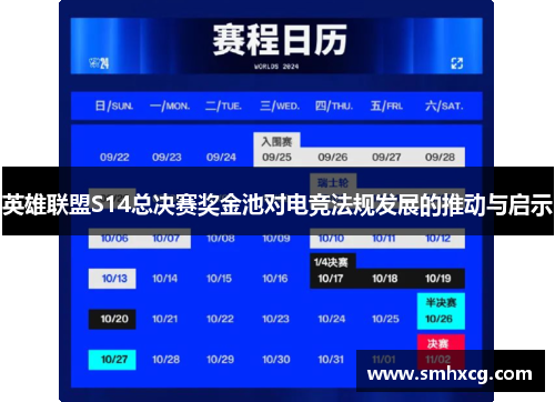 英雄联盟S14总决赛奖金池对电竞法规发展的推动与启示